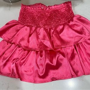 NWT pants store kids pink skirt/skort size large